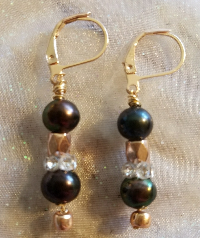 Pearl earrings